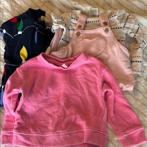 18 M Fleece Pjs, sweatshirt, & set